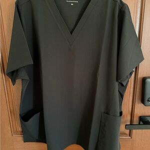 Classic Black V-Neck Women's scrubs